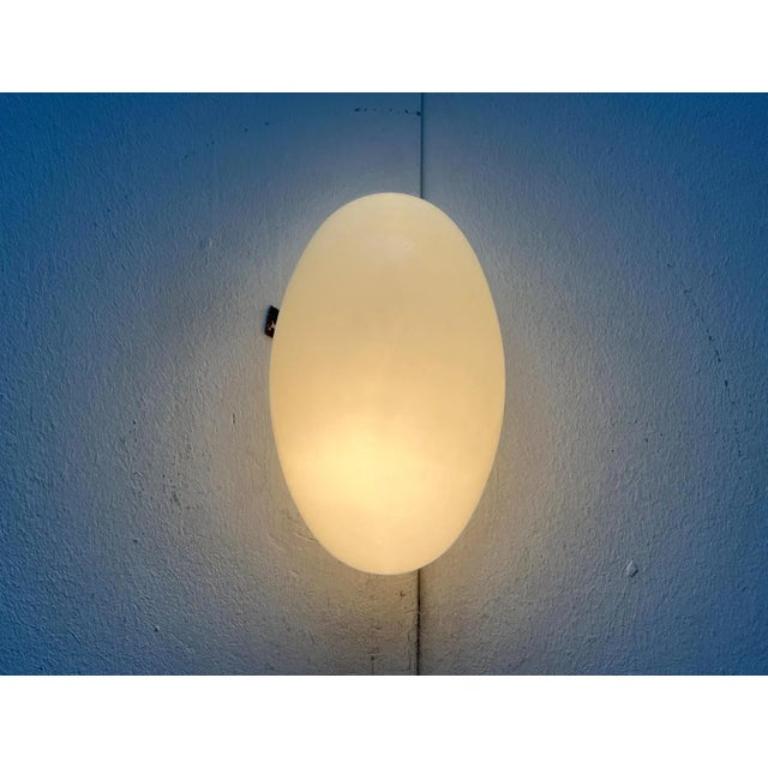Mid-Century German Minimalist Wall Glass Lamp from Bur, Bünte & Remmler, 1960s For Sale 3