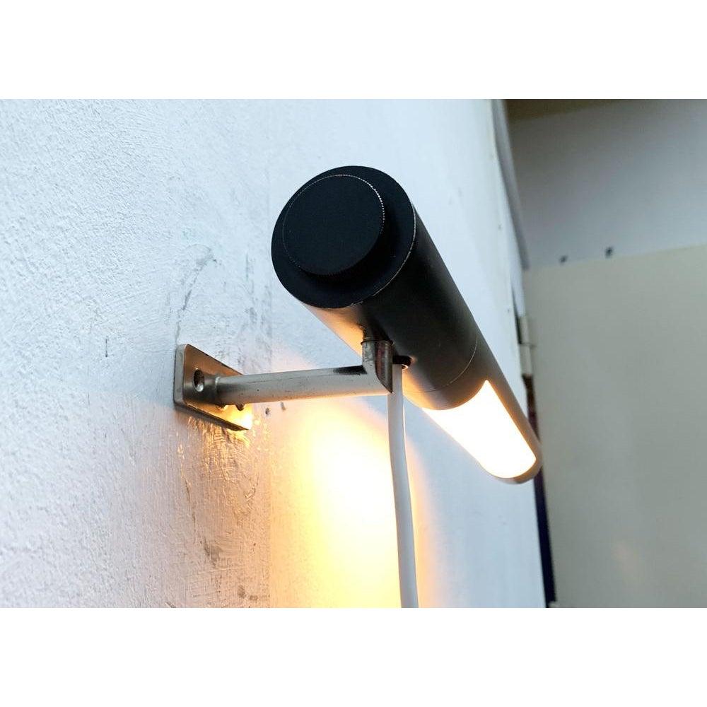 Lampada da parete minimalista tedesca di metà secolo di Egon Eiermann per Beisl, anni '60 in vendita 1