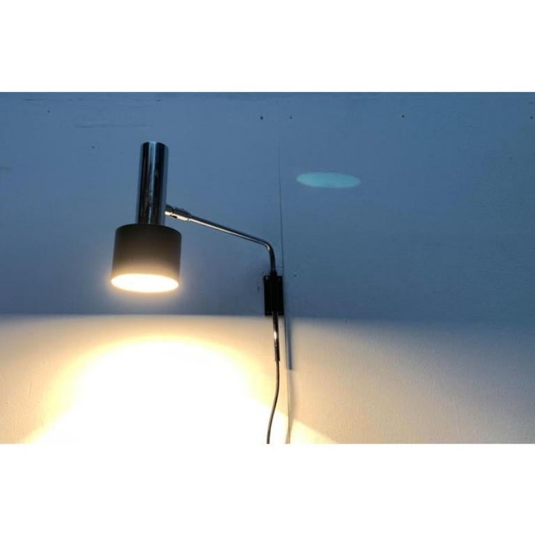 Metallo Lampada da parete minimalista tedesca di metà secolo di Cosack, anni '60 in vendita