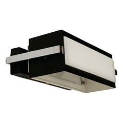 Lampada da parete minimalista tedesca di metà secolo di Cosack