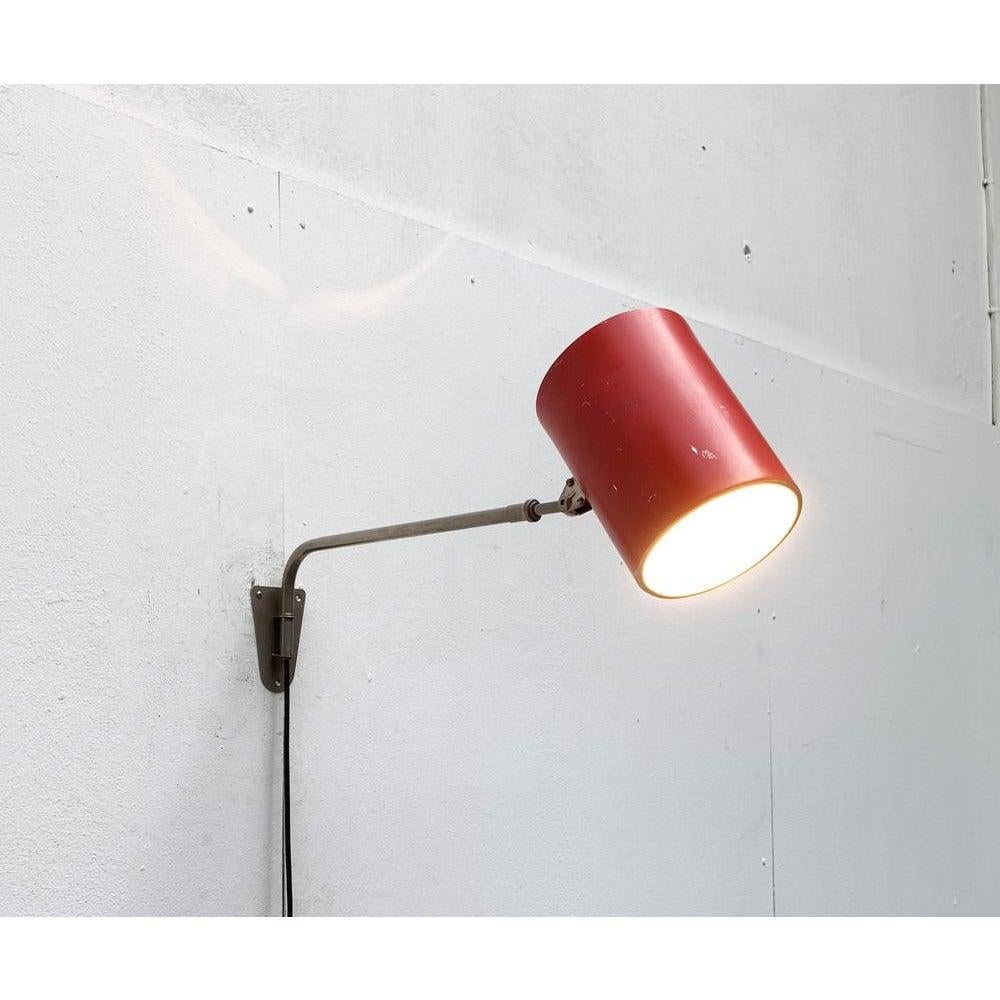 Lampada da parete minimalista tedesca di metà secolo di Hala, anni '60 in vendita 4