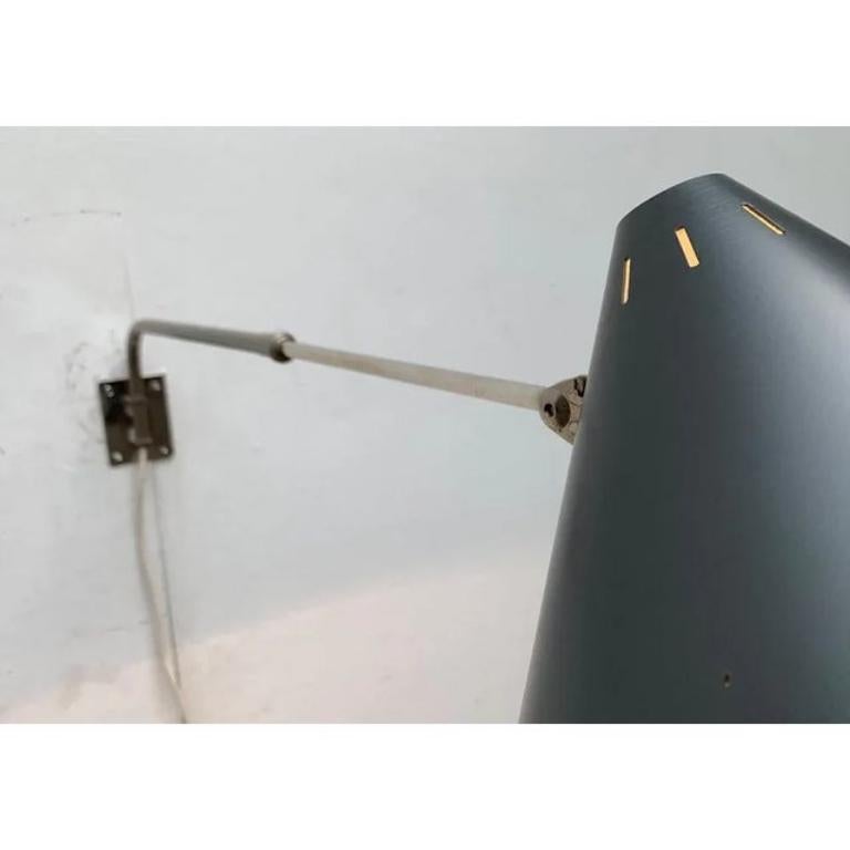 Lampada da parete minimalista tedesca di metà secolo di Hala 1960 in vendita 1