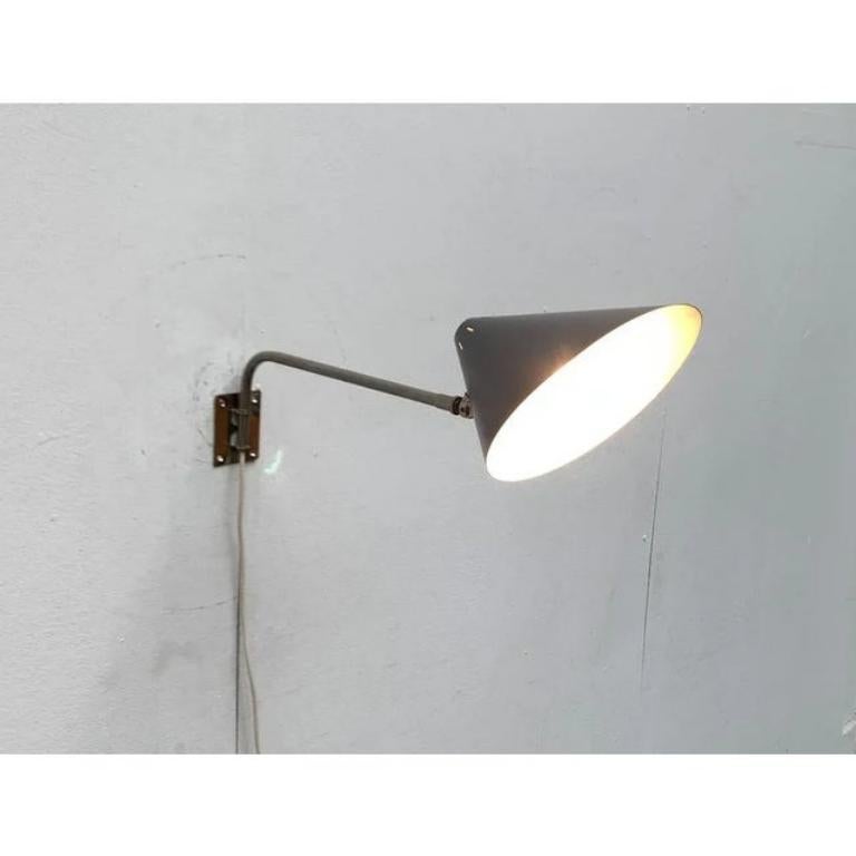 Lampada da parete minimalista tedesca di metà secolo di Hala 1960 in vendita 2
