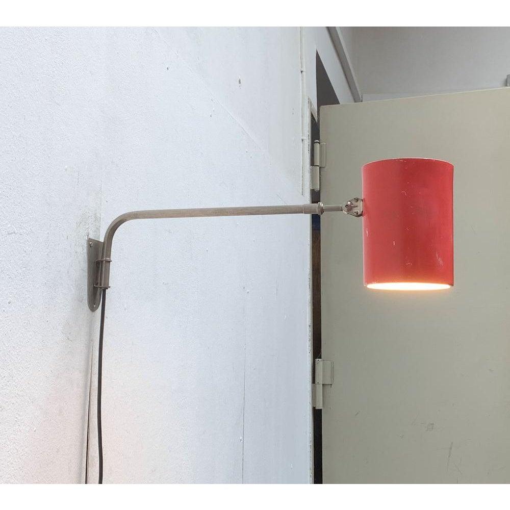 Lampada da parete minimalista tedesca di metà secolo di Hala, anni '60 in vendita 2