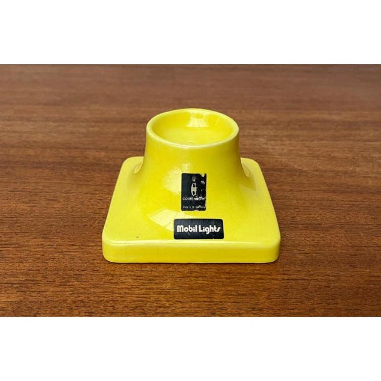 Portavelas de cerámica de mediados del siglo XX, modelo alemán Mobil Lights, años 60 en venta 4