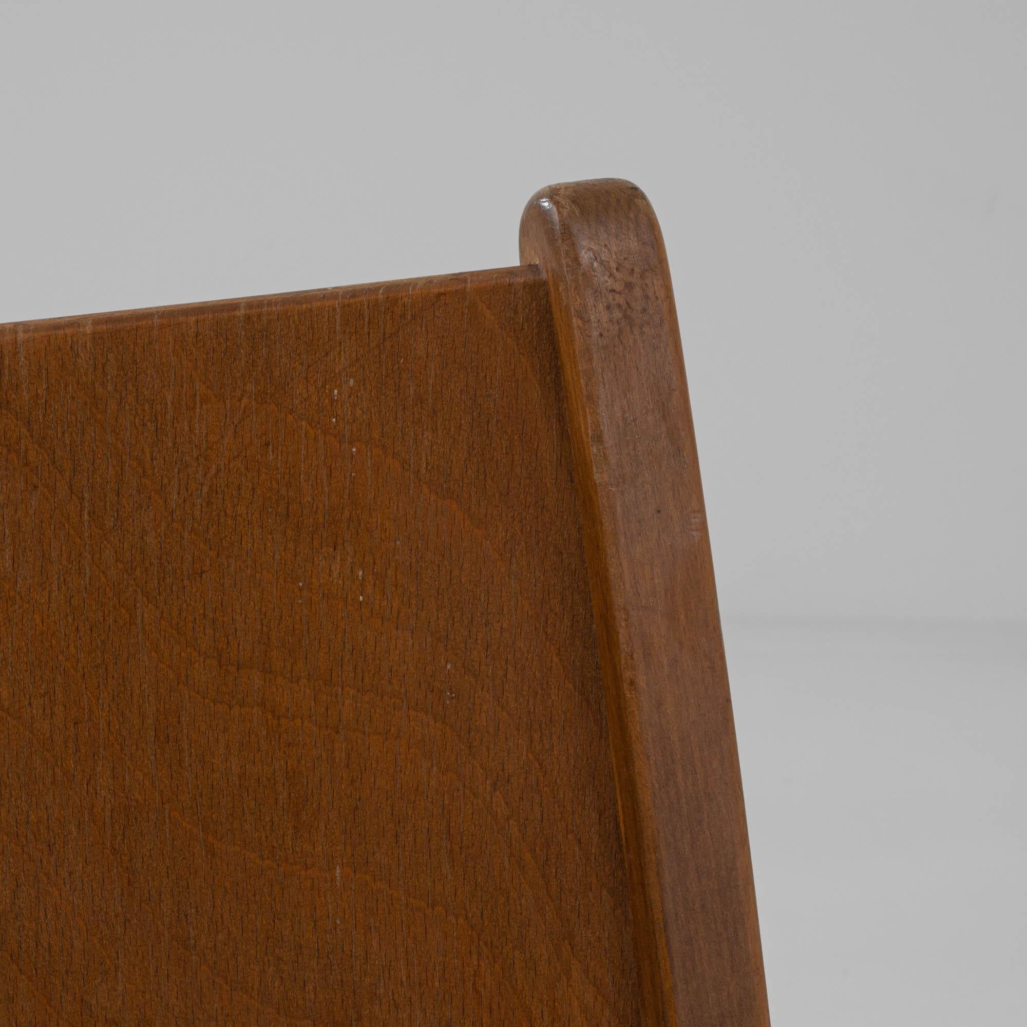 Mid-Century German Modernist Wooden Dining Chair 6
