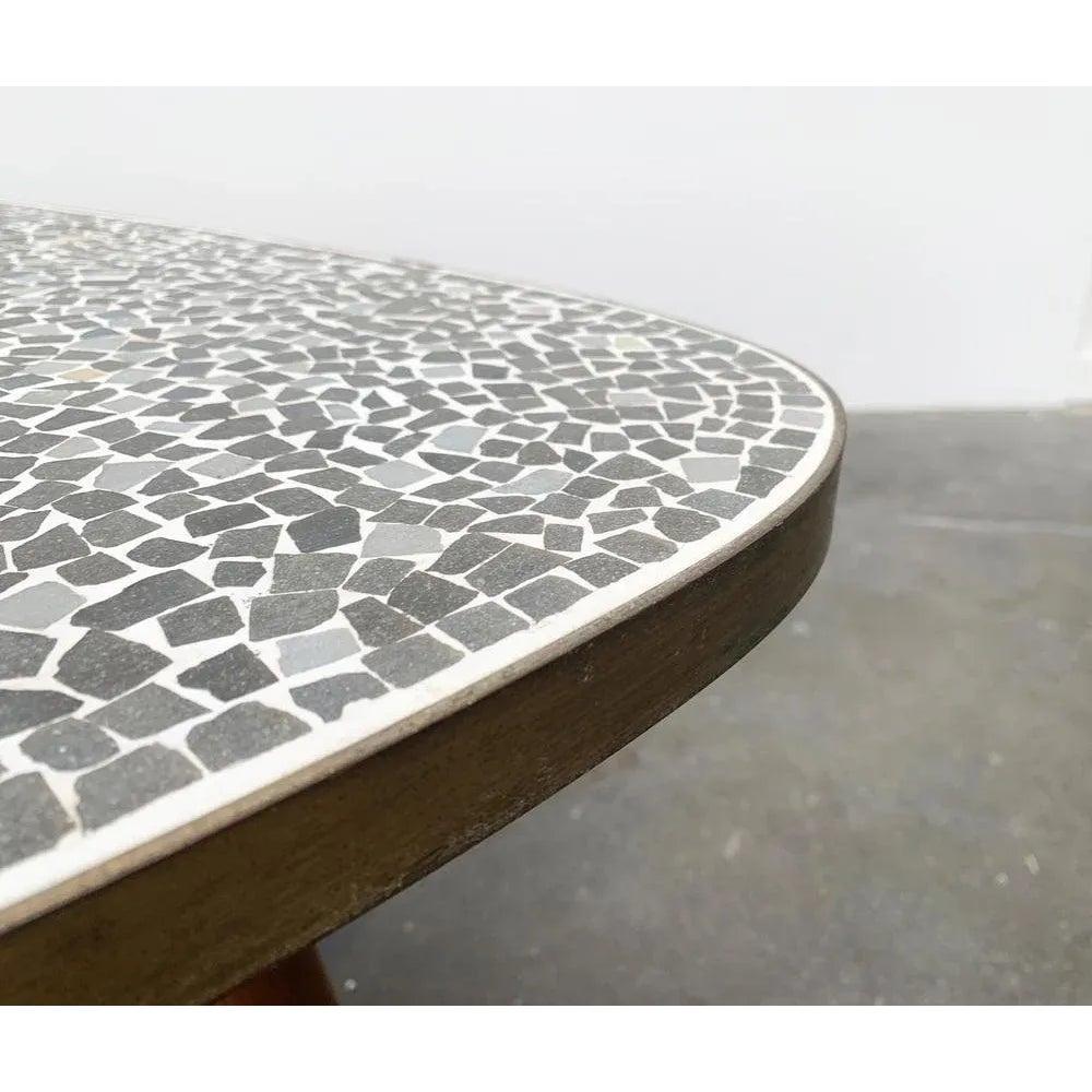 Mesa de sofá de mosaico alemana de mediados de siglo de Berthold Müller Oerlinghausen, años 60 en venta 3