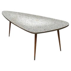 Mesa de sofá de mosaico alemana de mediados de siglo de Berthold Müller Oerlinghausen, años 60