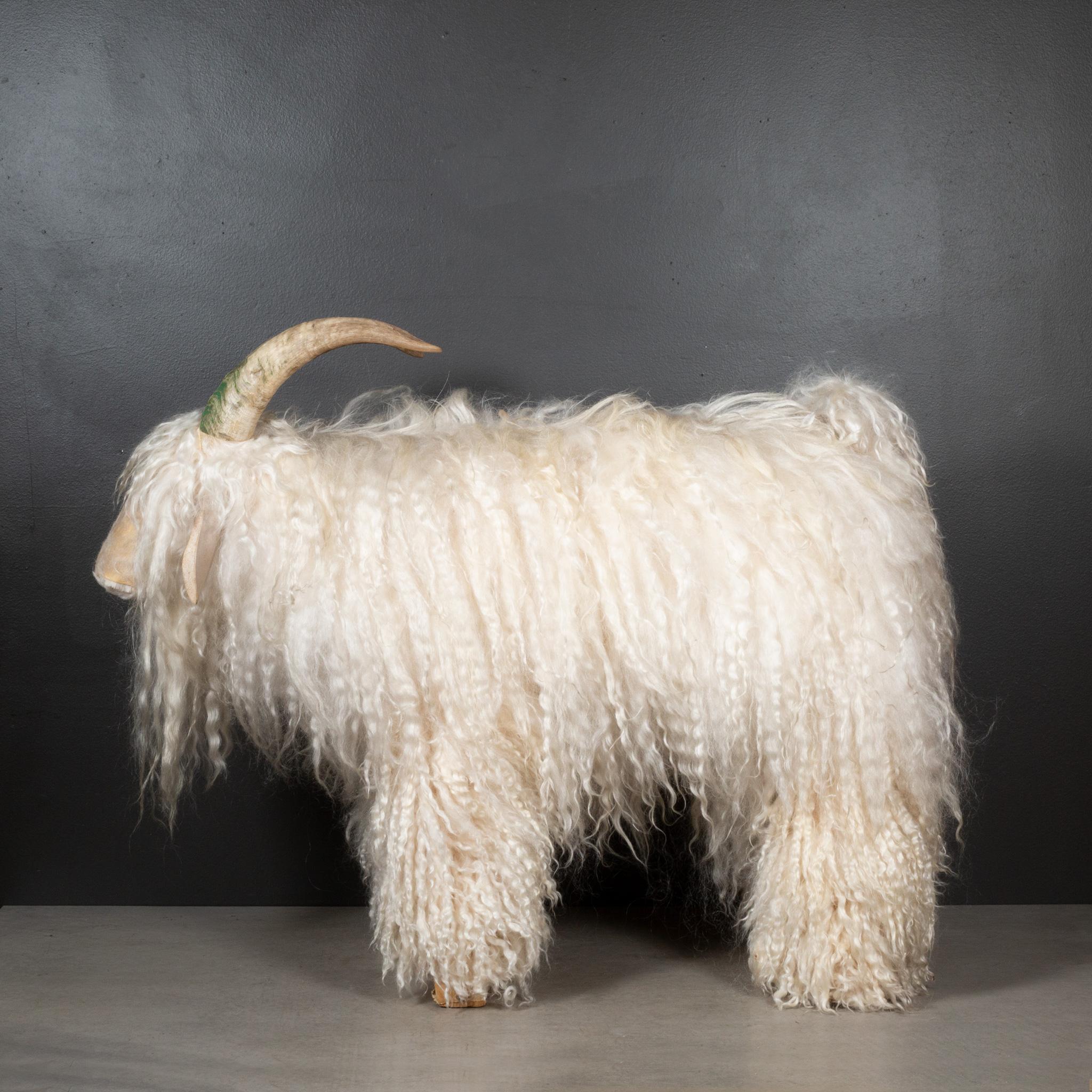Mid-century German Mountain Goat Footstool c.1960 In Good Condition In San Francisco, CA