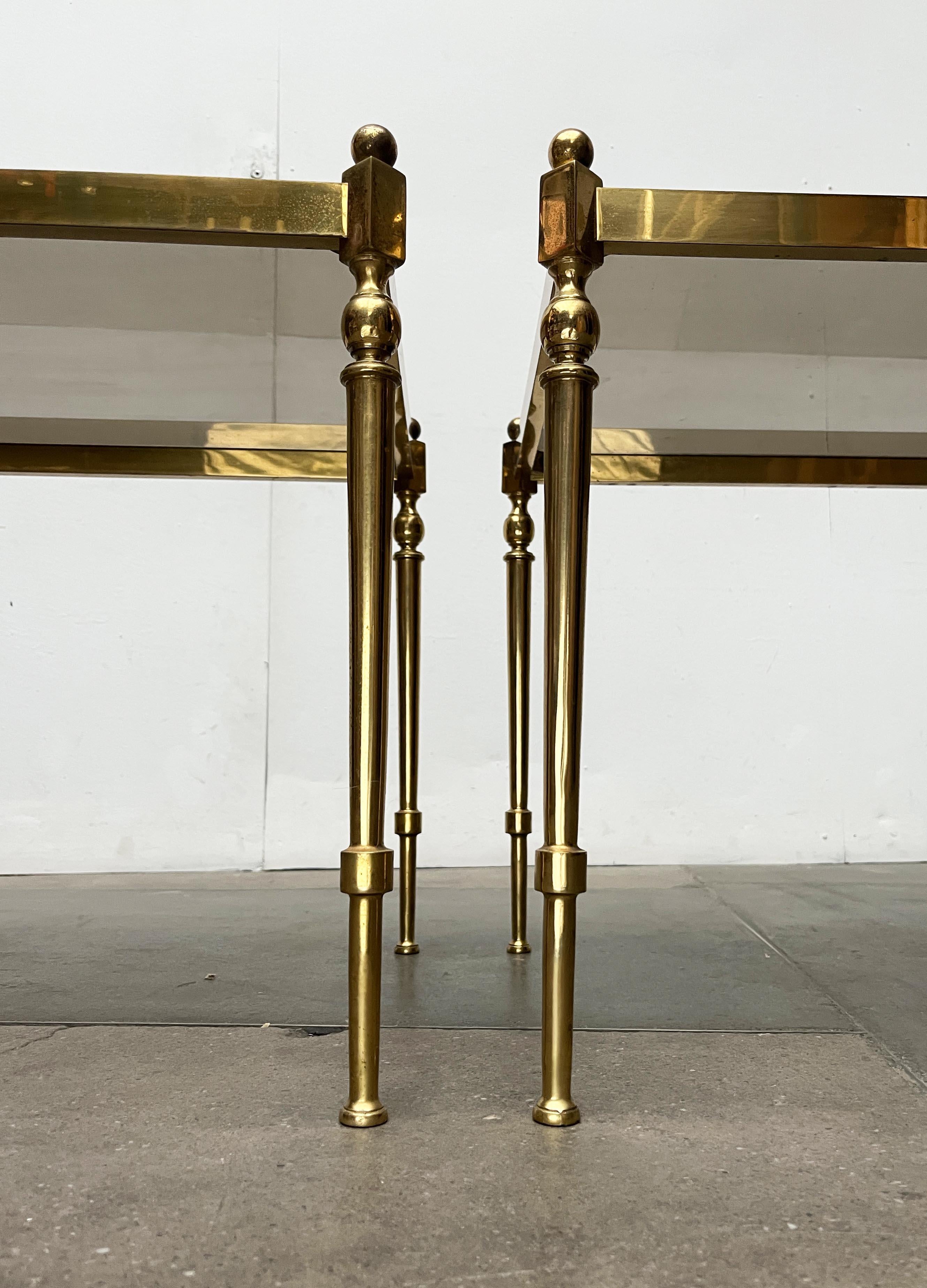 Tables d'appoint allemandes du milieu du siècle, style néoclassique Hollywood Regency, années 1950 Bon état - En vente à Hamburg, DE