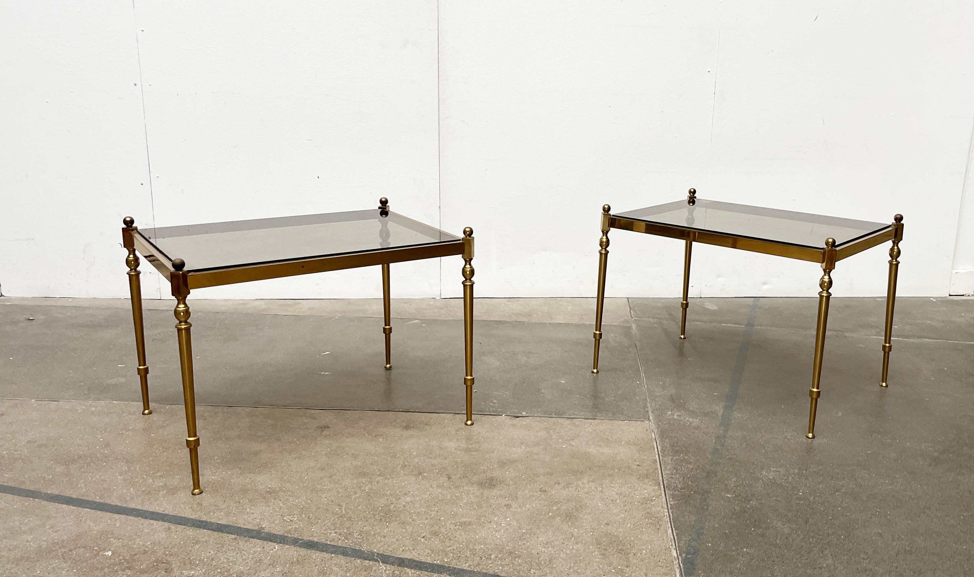 Milieu du XXe siècle Tables d'appoint allemandes du milieu du siècle, style néoclassique Hollywood Regency, années 1950 en vente