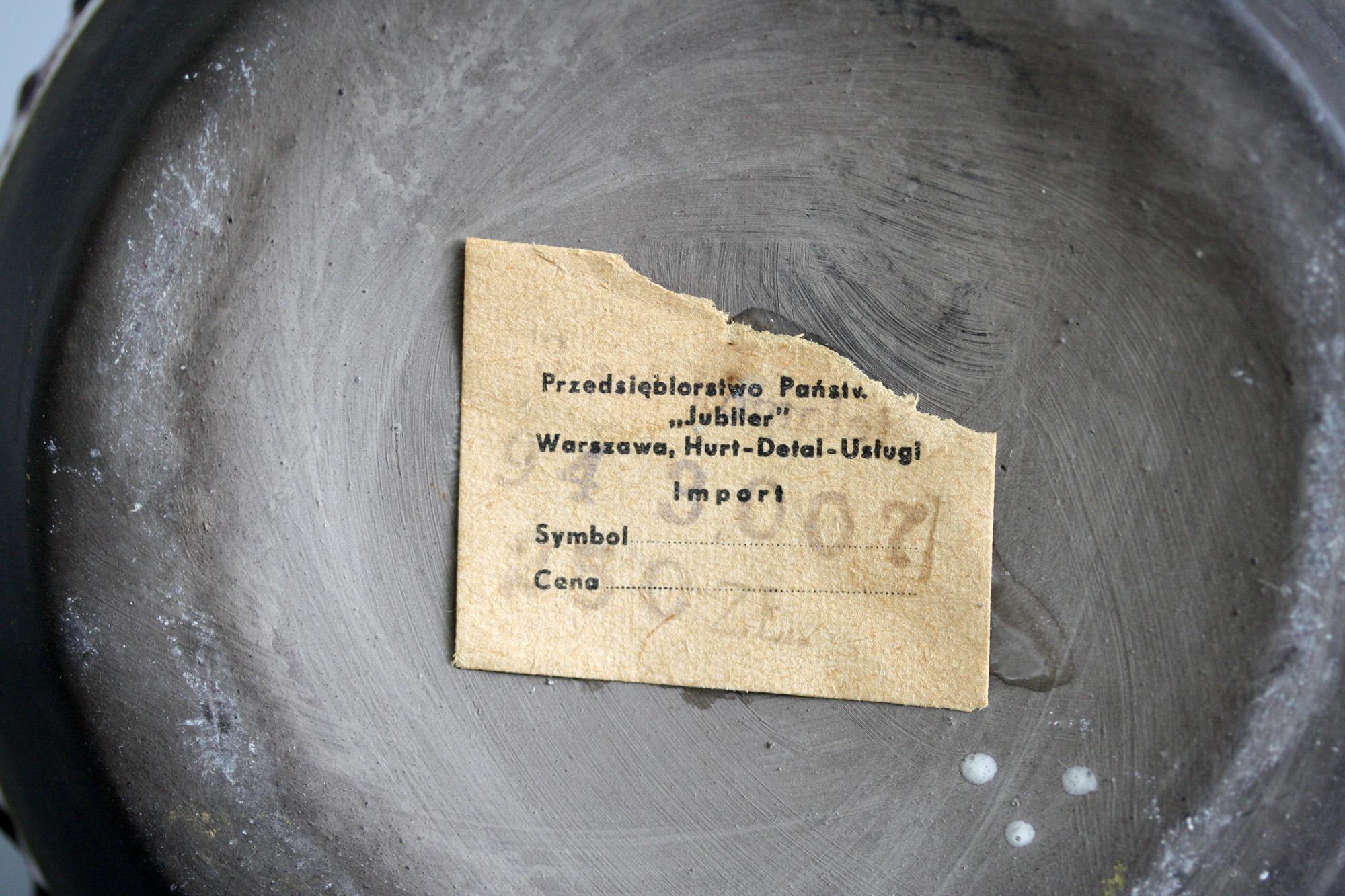 Milieu du XXe siècle Vase en poterie d'art allemande ou scandinave du milieu du siècle dernier en vente