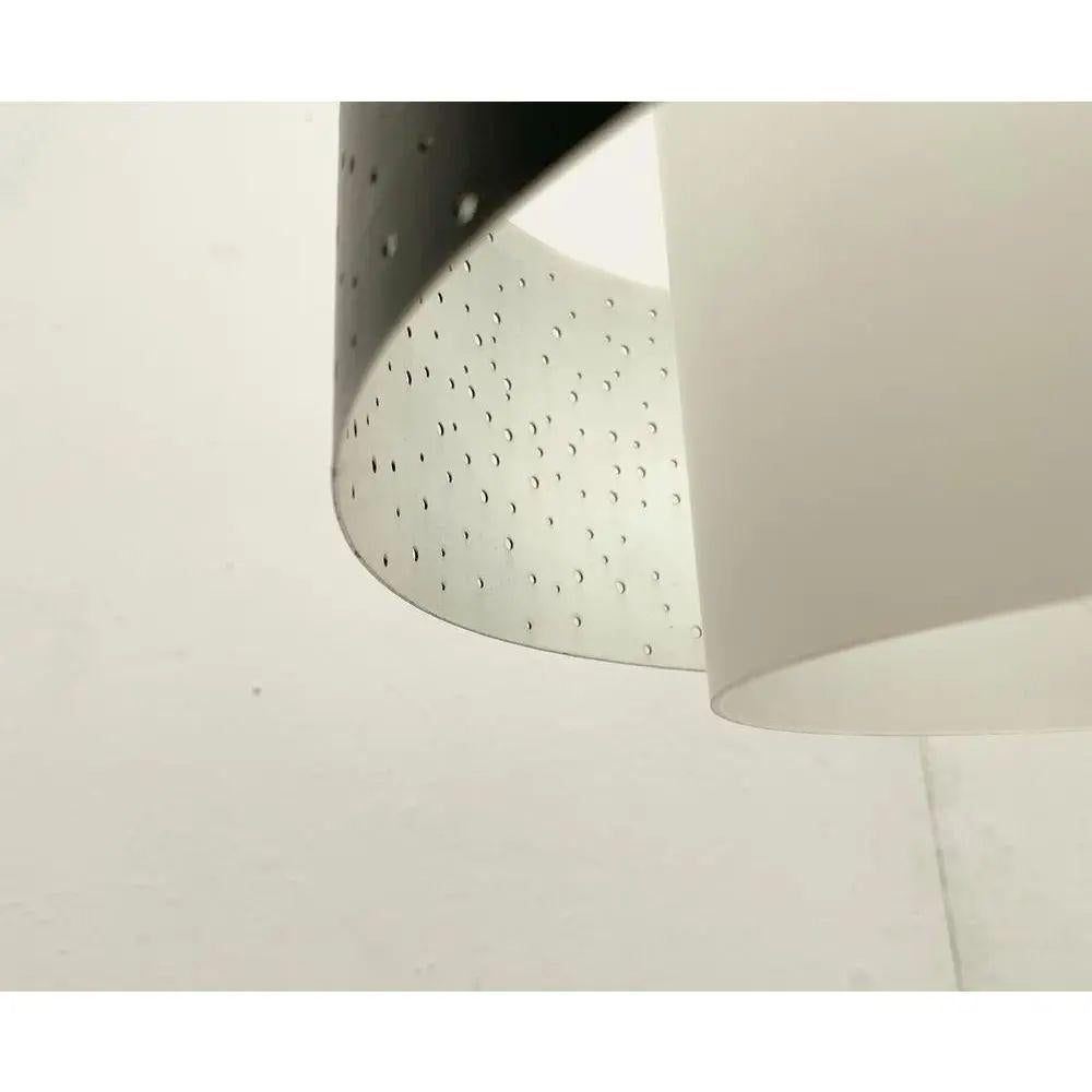 Mid-Century German Perforated Metal Pendant by Ernest Igl, 1960s For Sale 7