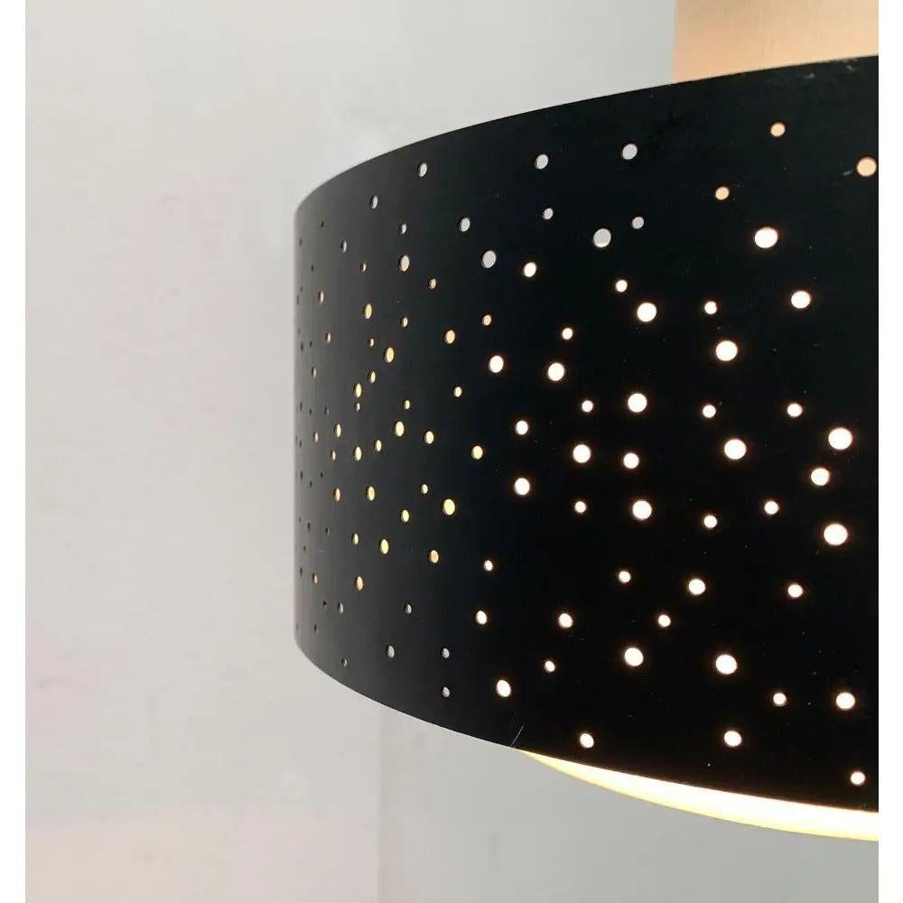 Mid-Century Modern Mid-Century German Perforated Metal Pendant by Ernest Igl, 1960s For Sale