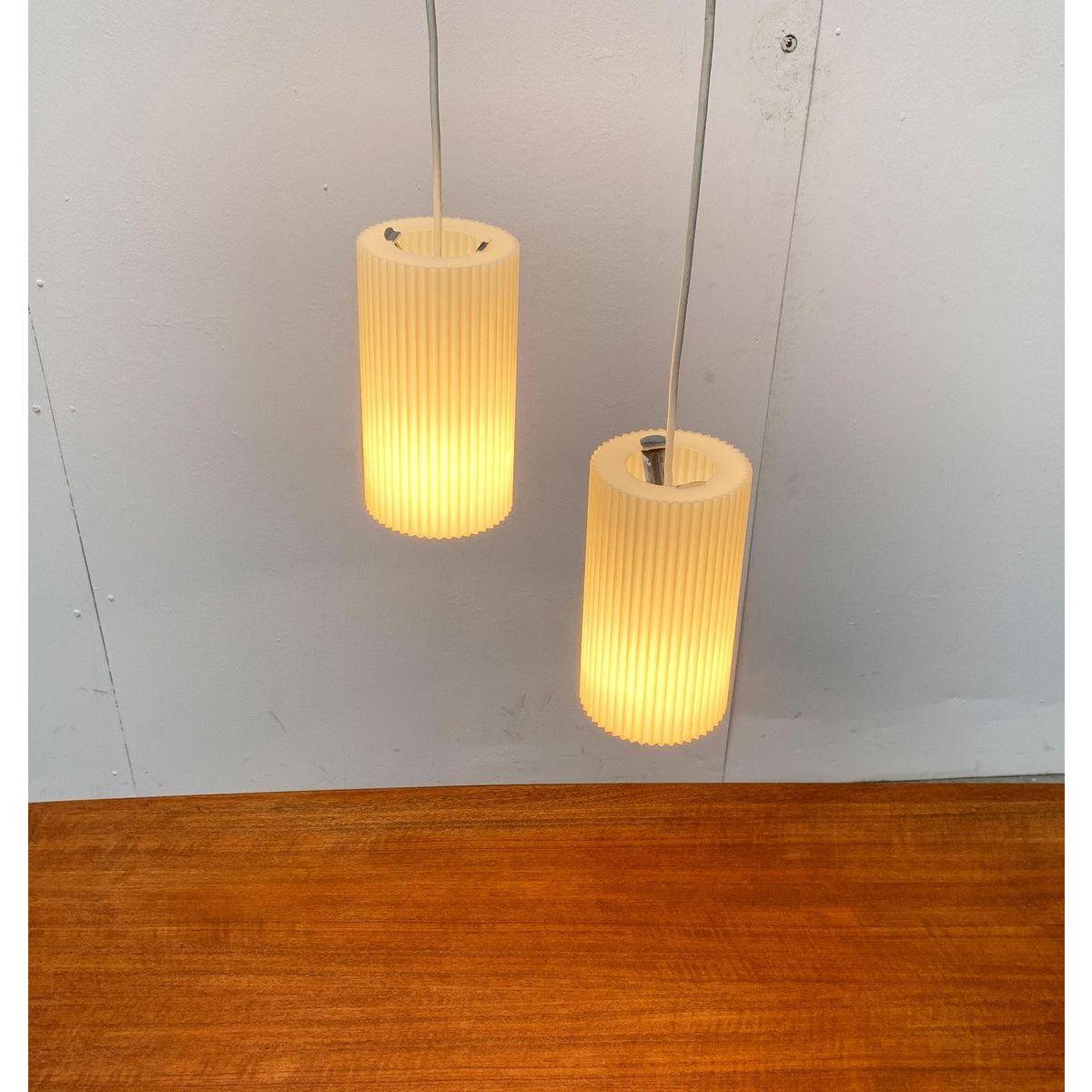 Mid-Century German Plastic Pendant Lamp from Erco, 1960s For Sale 3