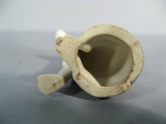 Mid-Century German Porcelain Sitting Dog Figurine -1Y34