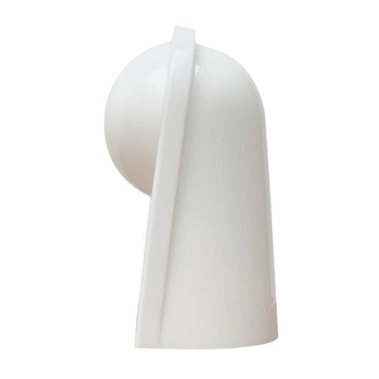 Deutsche Postmoderne Space Age Glastischlampe, 1960er Jahre, Mitte des Jahrhunderts