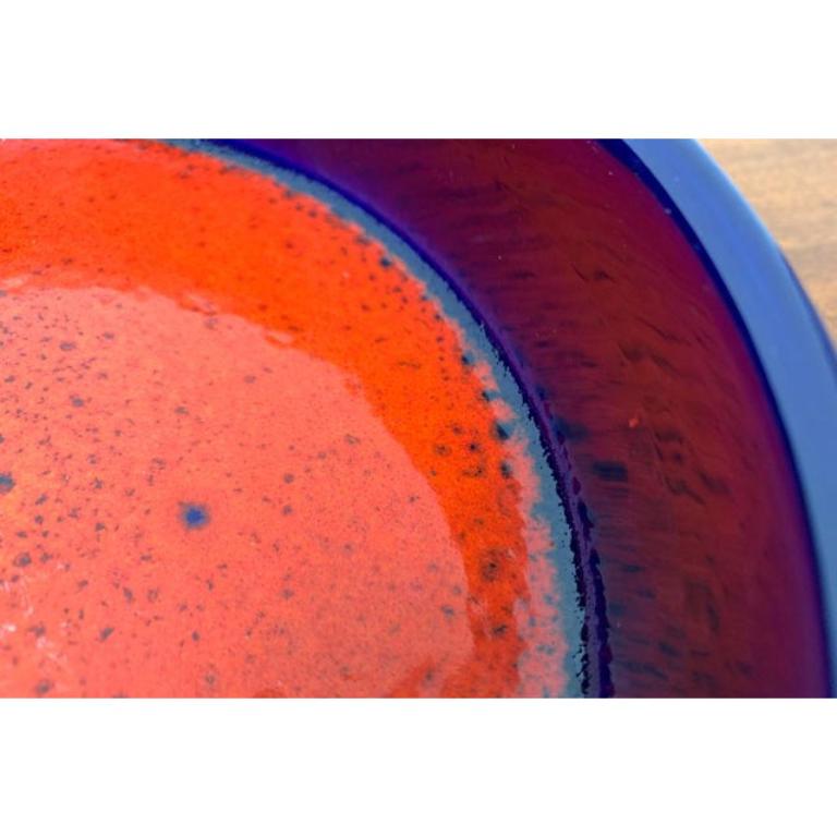 Mid-Century German Pottery Fat Lava Bowl from Scheurich, 1960s For Sale 5