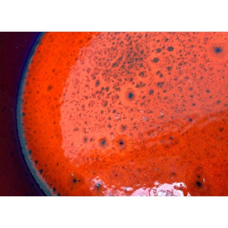 Mid-Century German Pottery Fat Lava Bowl from Scheurich, 1960s For Sale 1