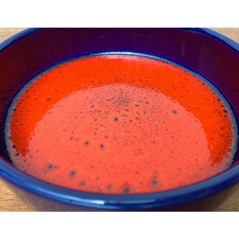 Mid-Century German Pottery Fat Lava Bowl from Scheurich, 1960s For Sale 2