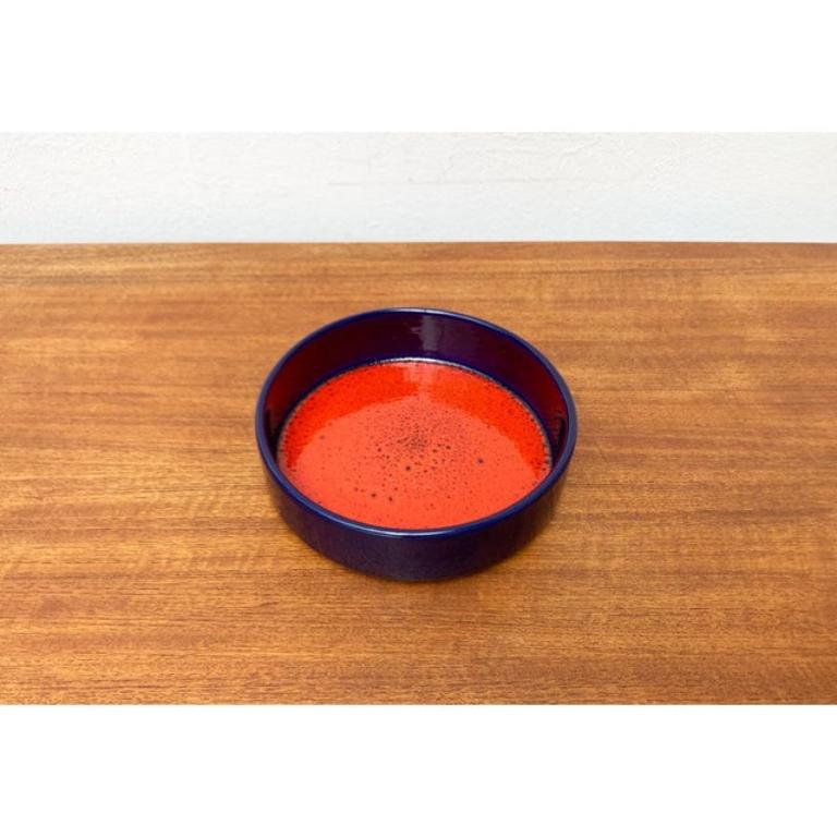 Mid-Century German Pottery Fat Lava Bowl from Scheurich, 1960s For Sale 3