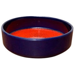 Mid-Century German Pottery Fat Lava Bowl from Scheurich, 1960s