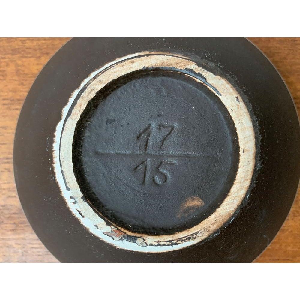 Mid-Century German Pottery Minimalist Bowl, 1960s For Sale 5