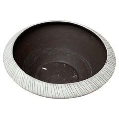 Mid-Century German Pottery Minimalist Bowl, 1960s