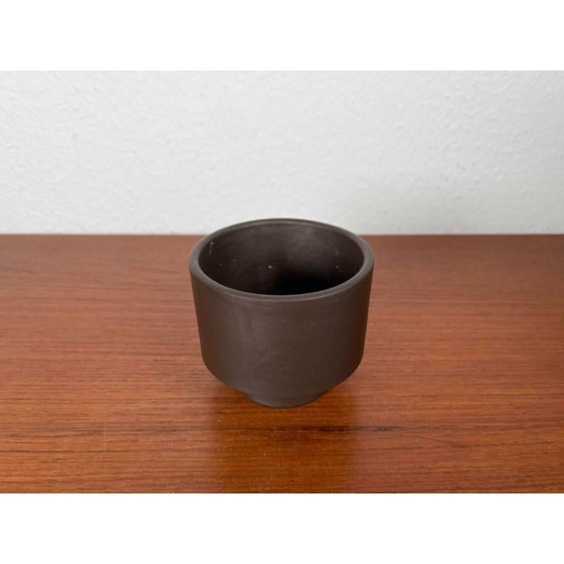 Mid-Century German Pottery Minimalist Vase by BKW Böttger Keramik, 1960s For Sale 3