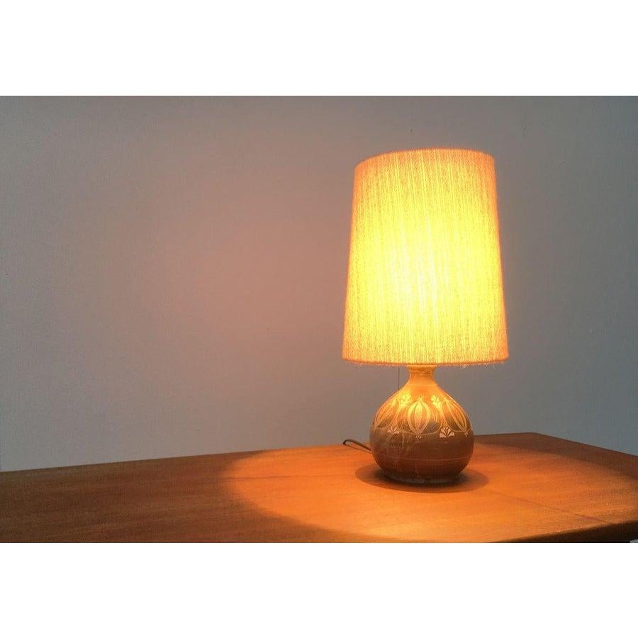 Deutsche Keramik-Tischlampe aus der Mitte des Jahrhunderts von Thoms Keramik, 1960er Jahre im Angebot 2