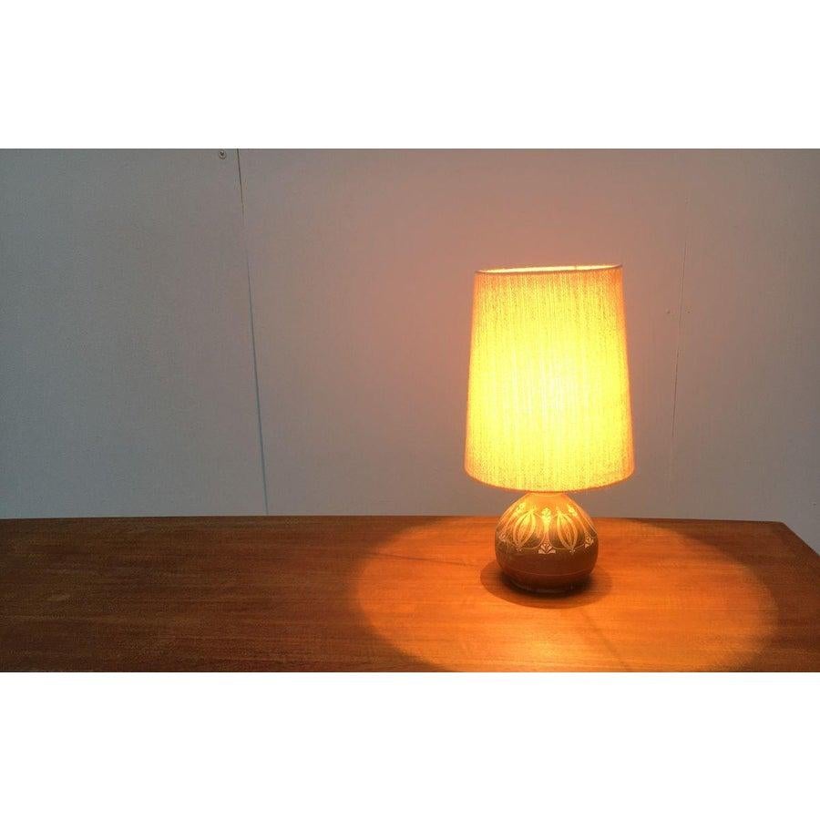 Deutsche Keramik-Tischlampe aus der Mitte des Jahrhunderts von Thoms Keramik, 1960er Jahre im Angebot 4