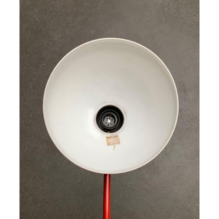 Mid-Century German Red 6556 Table Lamp by Christian Dell for Kaiser Idell, 1960s For Sale 4