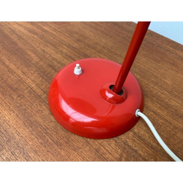 Mid-Century German Red 6556 Table Lamp by Christian Dell for Kaiser Idell, 1960s In Excellent Condition For Sale In Hamburg, DE