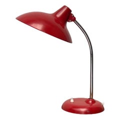 Mid-Century German Red 6786 Table Lamp by Christian Dell for Kaiser Idell, 1960s