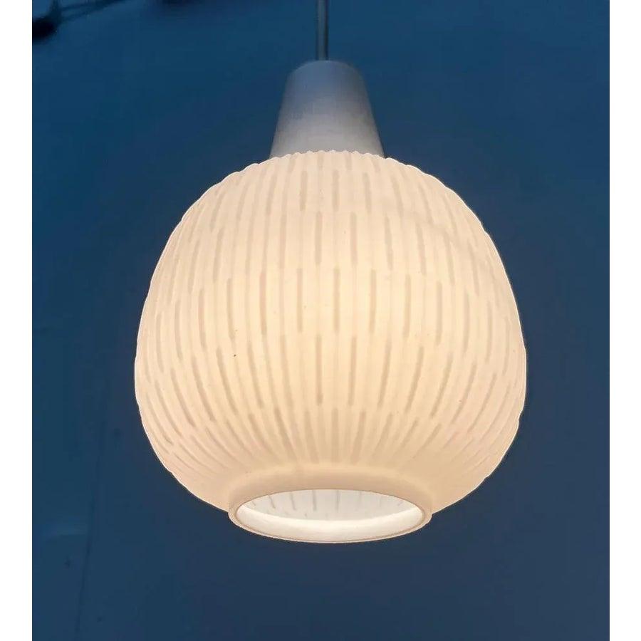 Lampada a sospensione Rimini in vetro di Aloys Gangkofner, 1960 In condizioni buone in vendita a Hamburg, DE