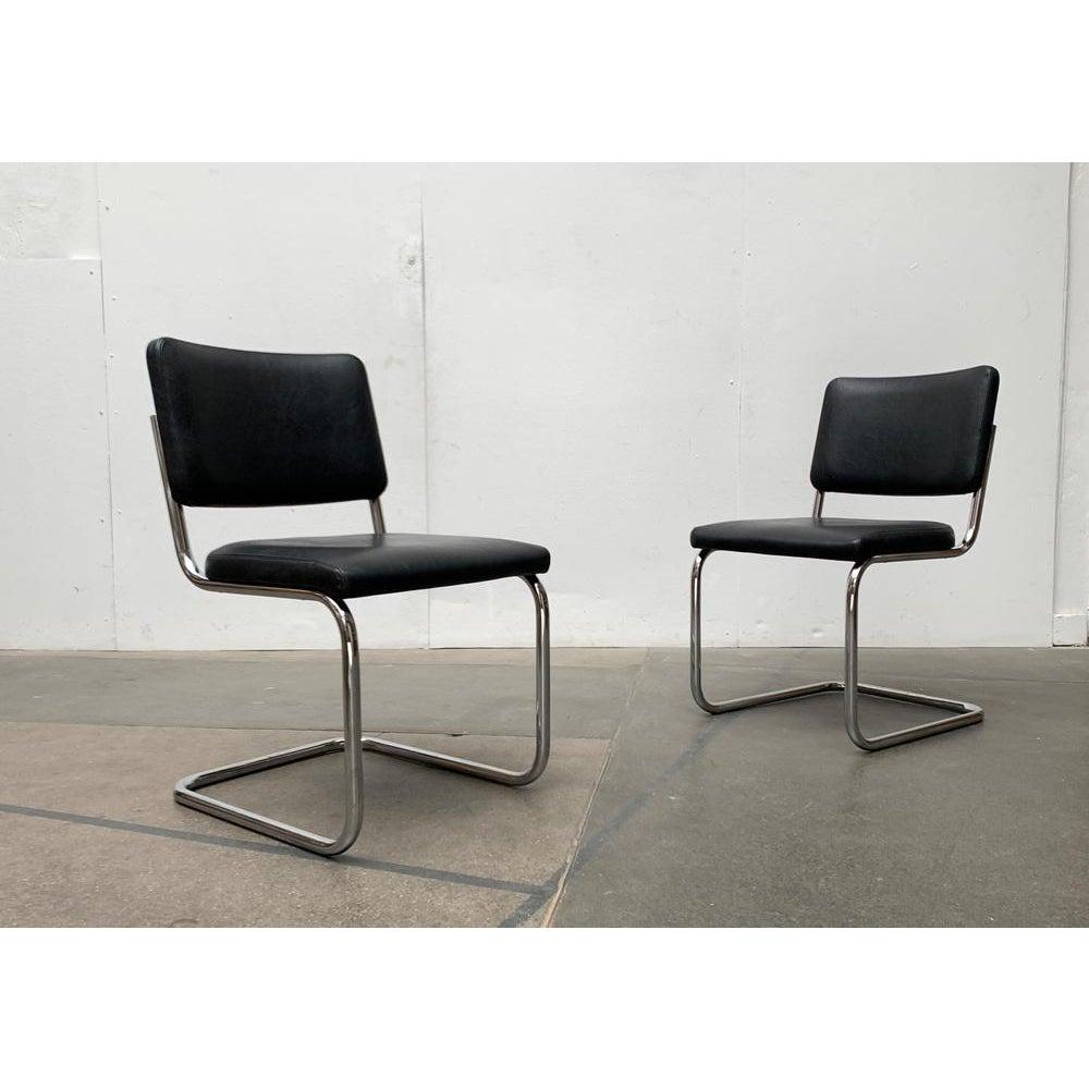 Mid-Century German S32 Cantilever Chair by Marcel Breuer & Mart Stam, 1970s For Sale 1