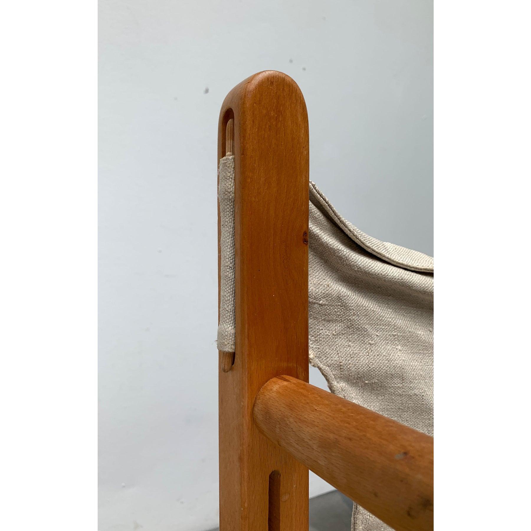 Mid-Century German Safari Folding Chair from Casala, 1960s For Sale 5