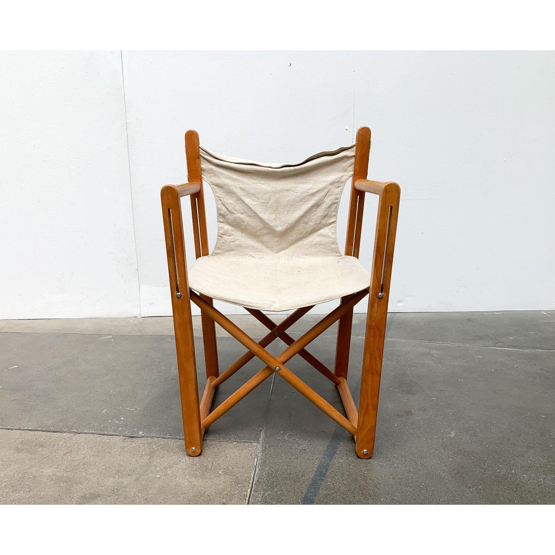 Rare Safari folding chair by Casala.A functional design with a clearly readable construction. The formal language and materiality is … Read more Rare Safari folding chair by Casala.A functional design with a clearly readable construction. The formal