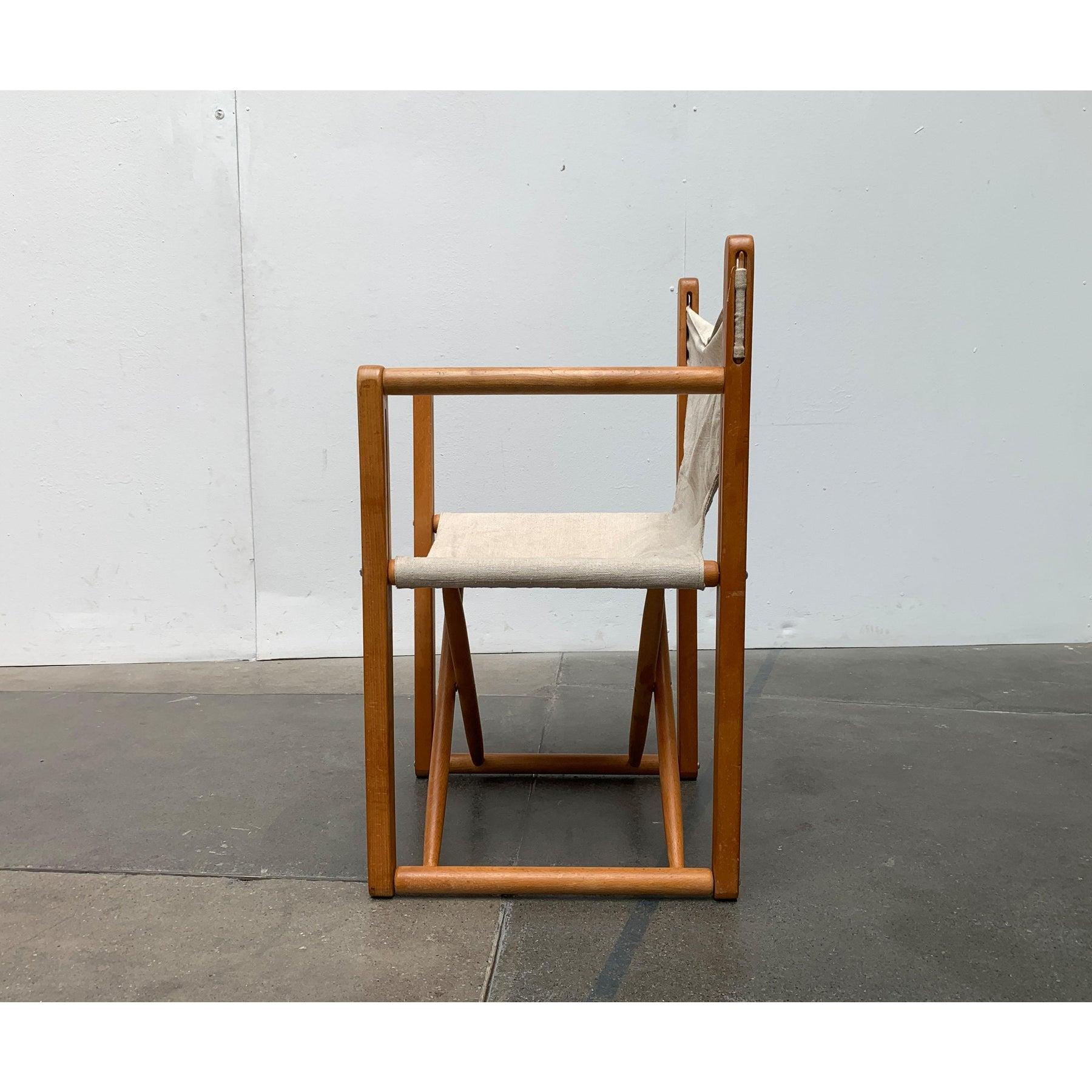 Mid-Century German Safari Folding Chair from Casala, 1960s In Excellent Condition For Sale In Hamburg, DE