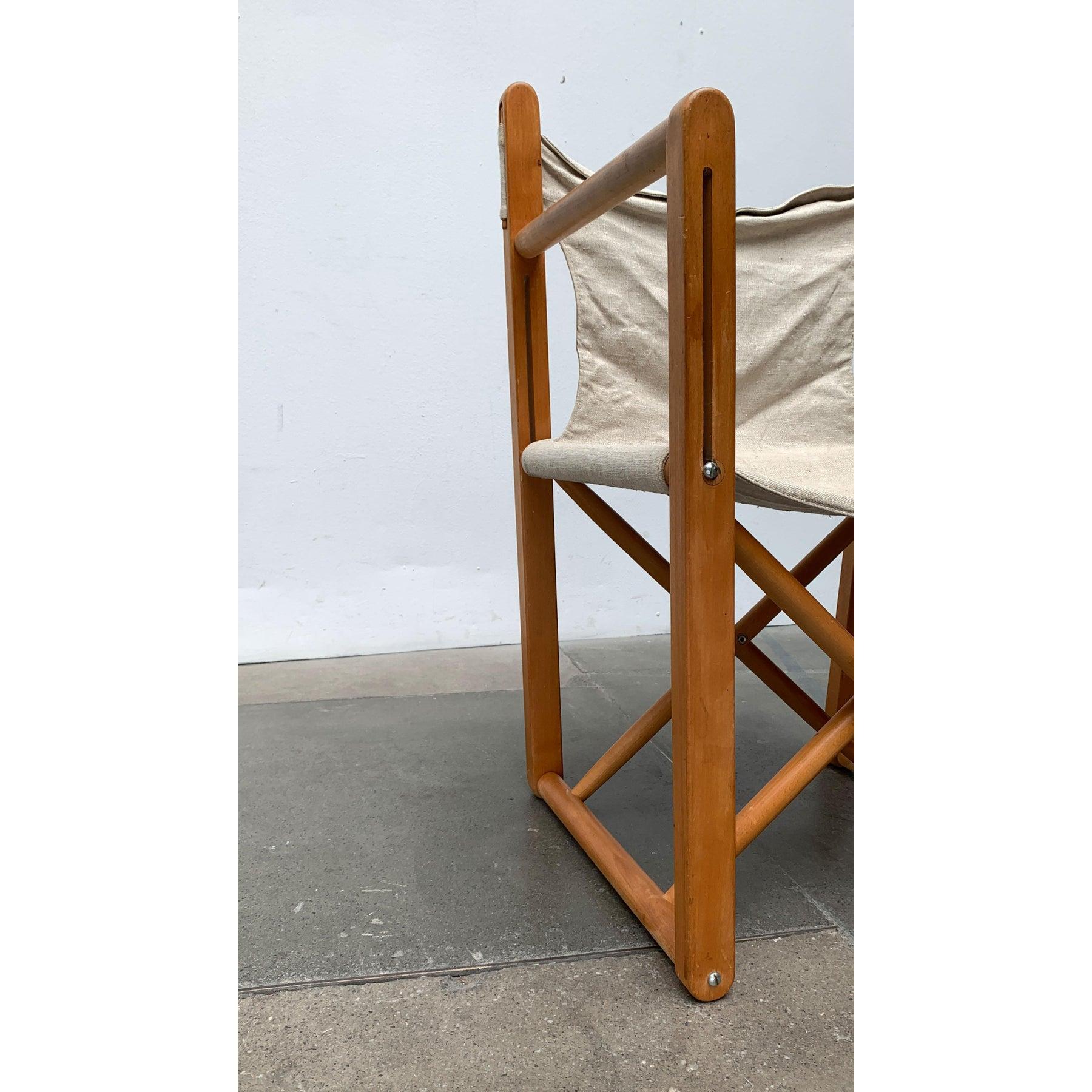 Mid-Century German Safari Folding Chair from Casala, 1960s For Sale 1