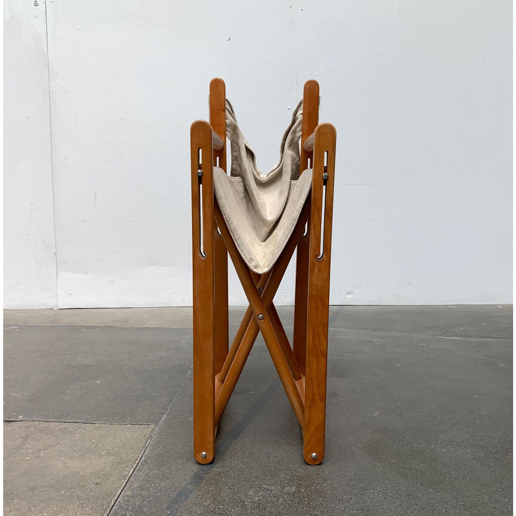 Mid-Century German Safari Folding Chair from Casala, 1960s For Sale 2