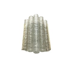 Deutsche Mid-Century-Wandleuchter aus Messing und Glas von Doria Leuchten, 1960er Jahre