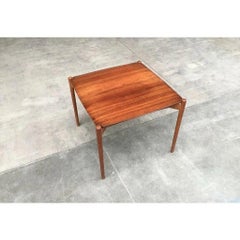 Mesa de centro de teca de la serie alemana 400 de mediados de siglo, por Hartmut Lohmeyer, años 50