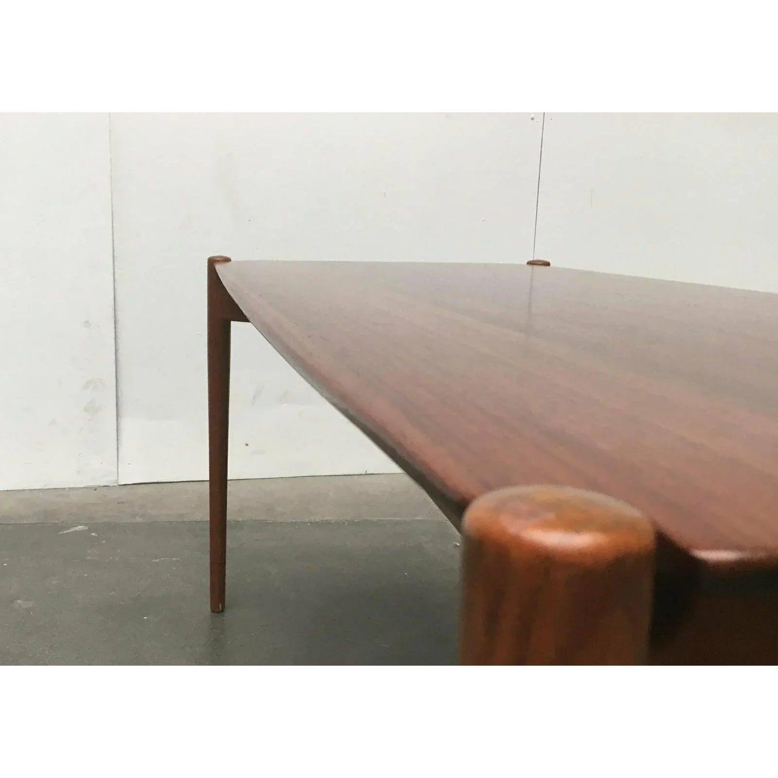Deutsche Serie 400 Teakholz-Couchtisch aus der Mitte des Jahrhunderts von Hartmut Lohmeyer, 1950er Jahre (Holz) im Angebot