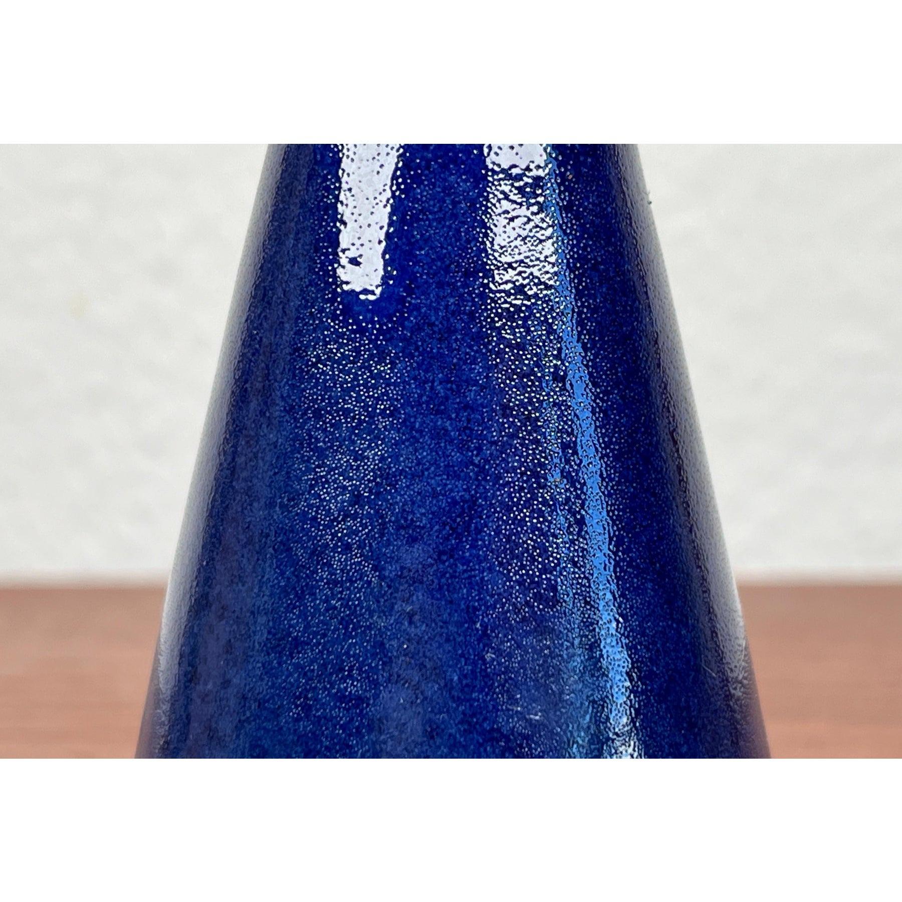 20th Century Mid-Century German Small Minimalist Studio Pottery Vase, Hamburg, 1960s For Sale