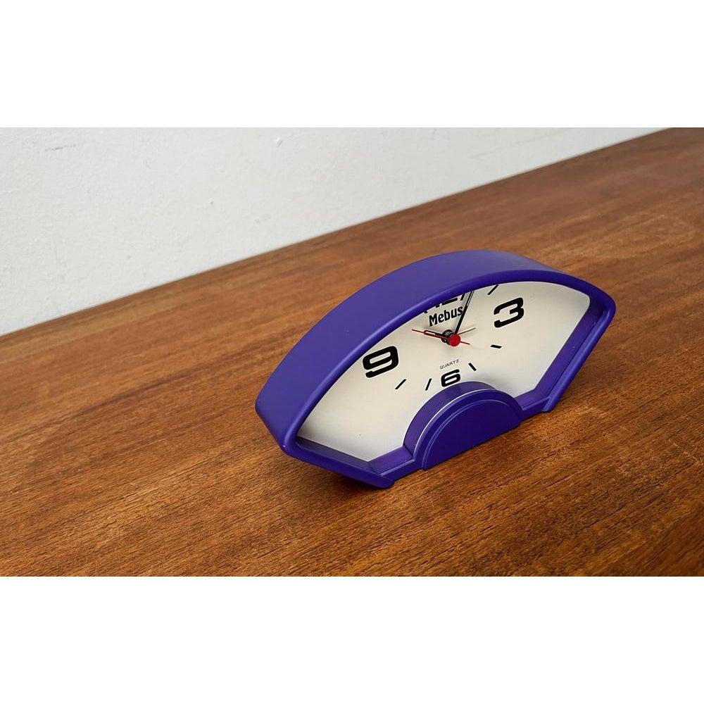 Mid-Century German Space Age Alarm Clock from Mebus, 1960s In Excellent Condition For Sale In Hamburg, DE