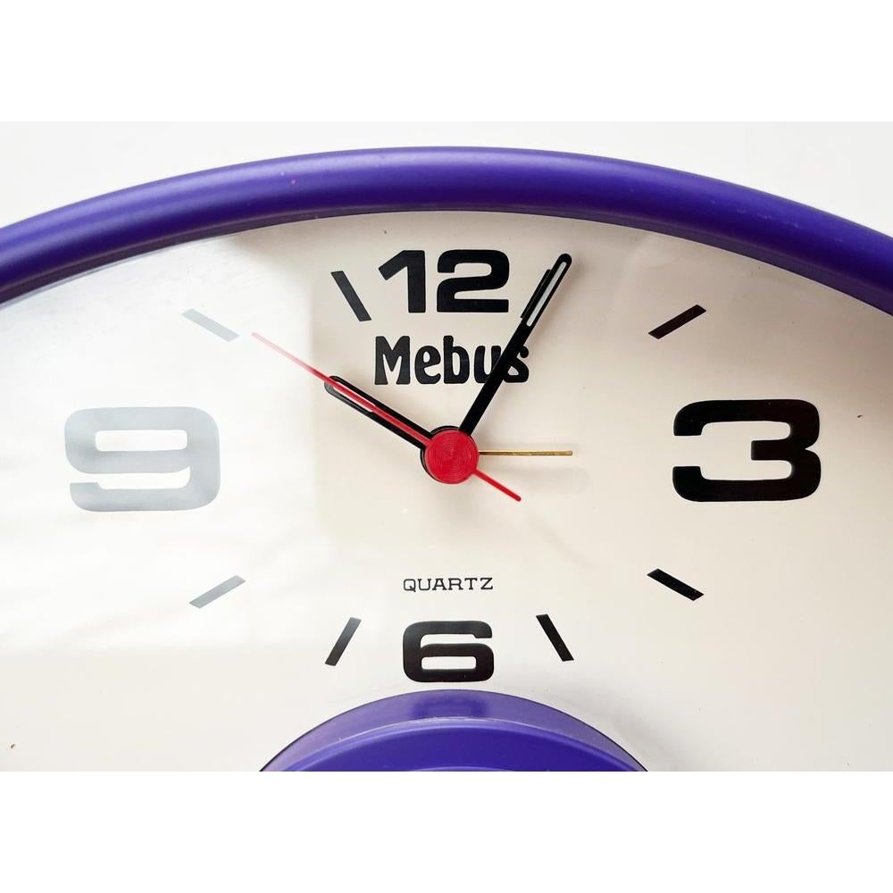Mid-Century German Space Age Alarm Clock from Mebus, 1960s For Sale 1