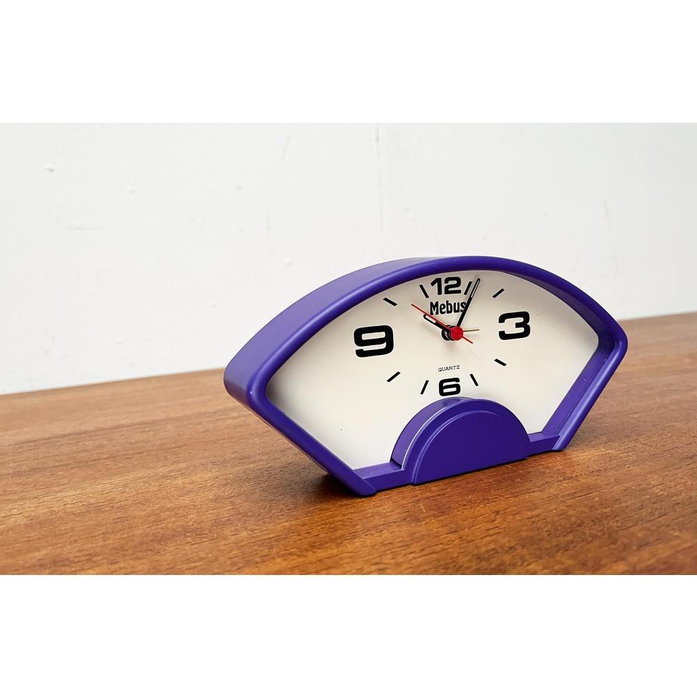 Mid-Century German Space Age Alarm Clock from Mebus, 1960s For Sale 3