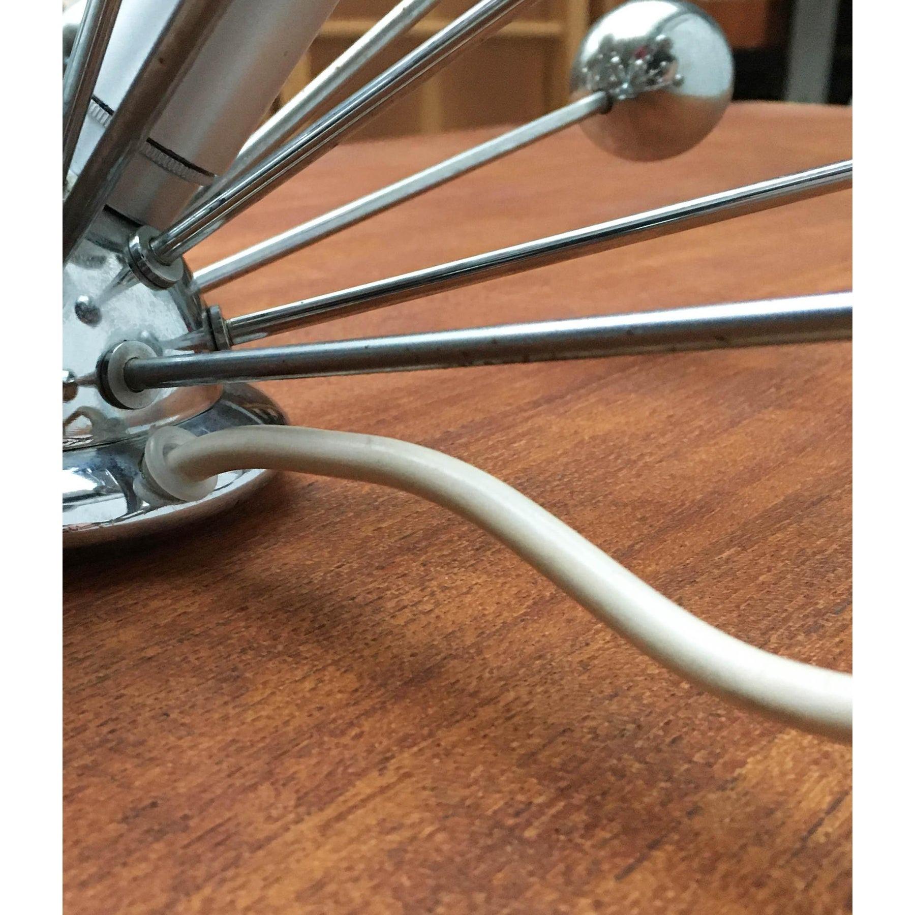 Lampe de table atomique de l'ère spatiale allemande du milieu du siècle, Cosack en vente 6