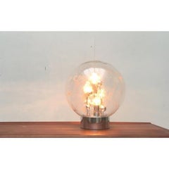 Mid-Century German Space Age Big Ball Planet Table Lamp, 1970s